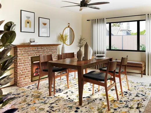 Dining Room designed by B.