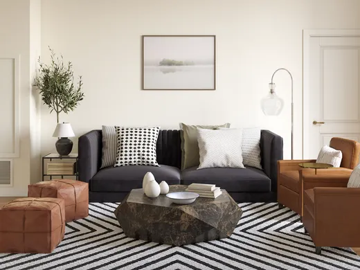 Living Room · Transitional designed by Jennifer