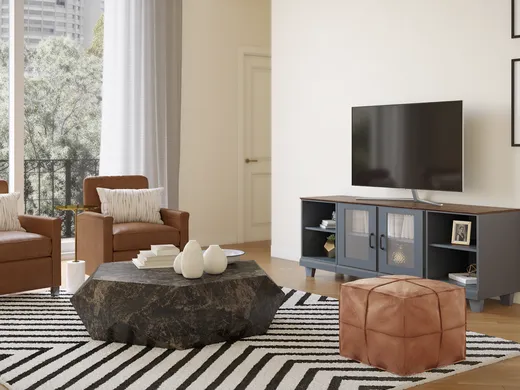 Living Room · Transitional designed by Jennifer
