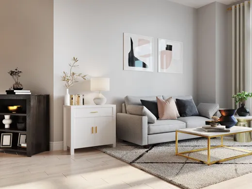 Living Room · Minimal designed by Angeles