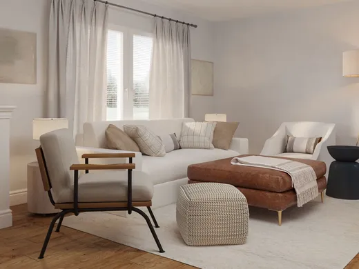 Living Room · Modern designed by Erin