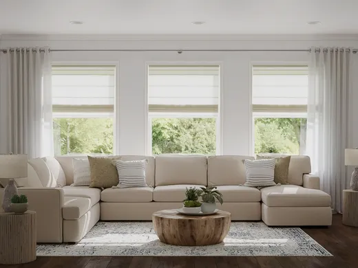 Living Room · Contemporary designed by Rumki