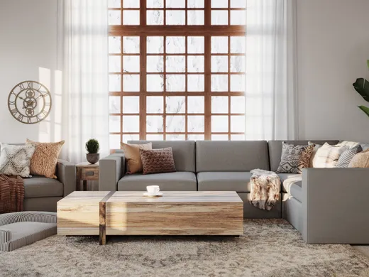 Living Room · Farmhouse designed by Ilona