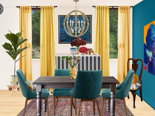 Dining Room · Eclectic designed by Katherine