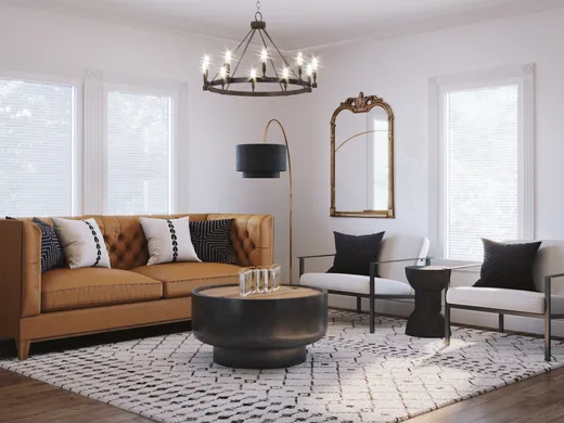 Living Room · Glam designed by Jacqueline