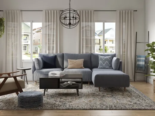 Living Room · Contemporary designed by Isabel
