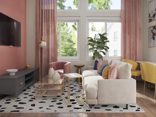 Living Room · Eclectic designed by Emmanuel