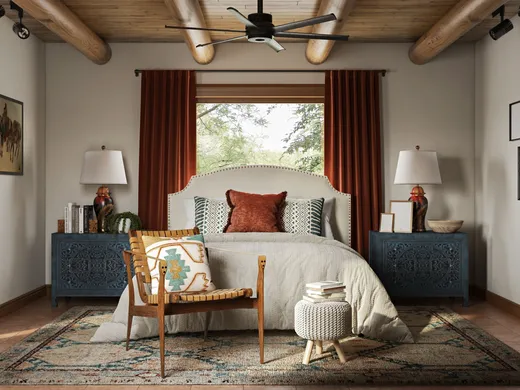 Bedroom · Eclectic designed by Lisa