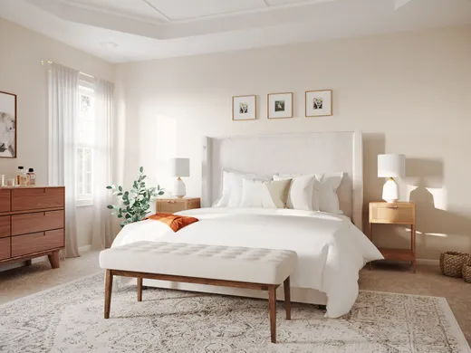 Bedroom designed by Lauren