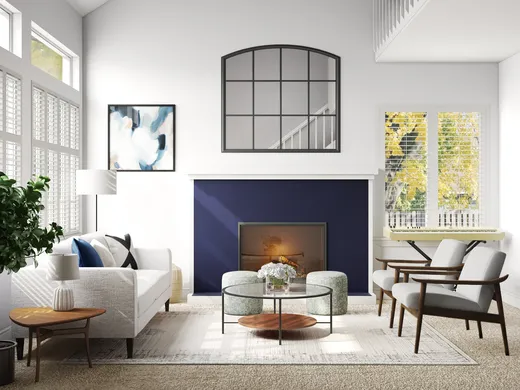 Living Room · Contemporary designed by Mariela