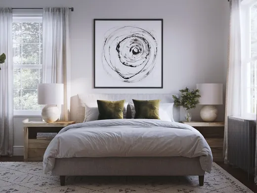 Bedroom designed by Isaac