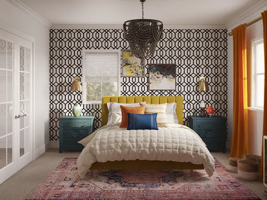 Bedroom · Eclectic designed by Matina