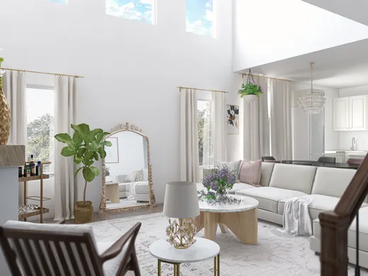 Living Room · Eclectic designed by Priscila