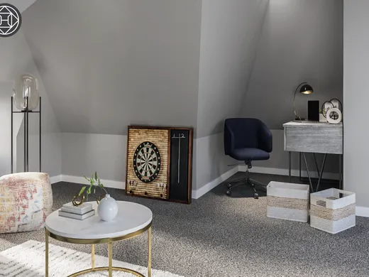 Living Room · Contemporary designed by Rumki