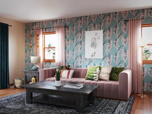 Living Room · Eclectic designed by Nicole