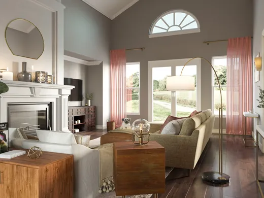 Living Room · Contemporary designed by Liliana