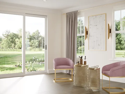 Living Room · Contemporary designed by Maria