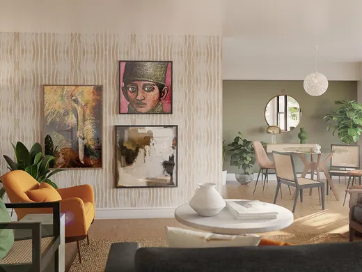 Living Room · Eclectic designed by Marlene