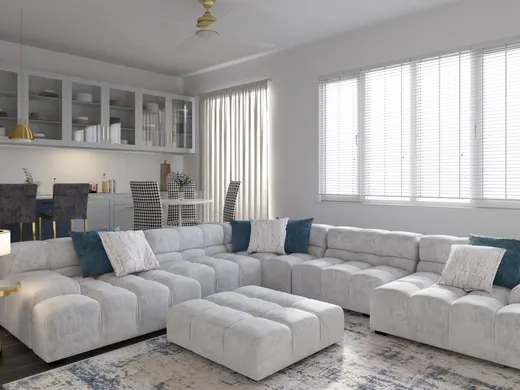 Living Room · Glam designed by Jacqueline