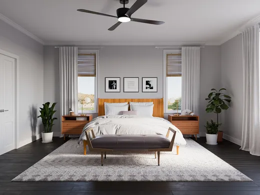 Bedroom · Midcentury Modern designed by Mariana