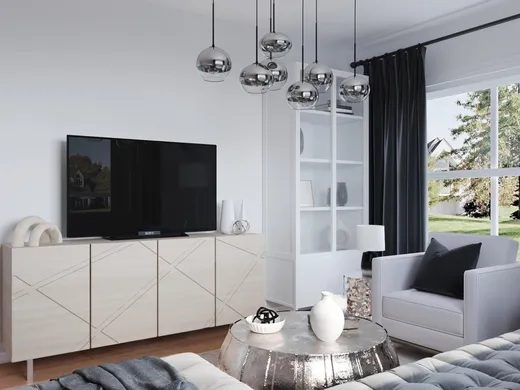 Living Room · Contemporary designed by Julia
