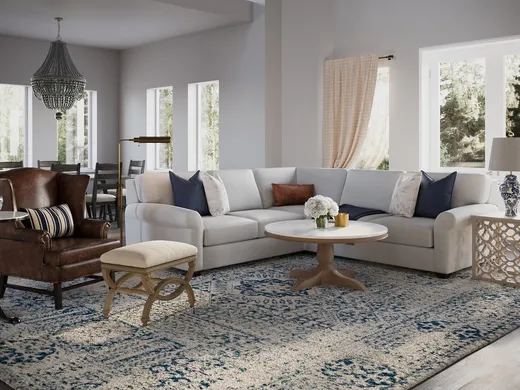 Living Room · Traditional designed by Sara