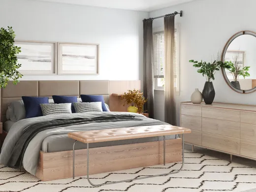 Bedroom designed by Isaac