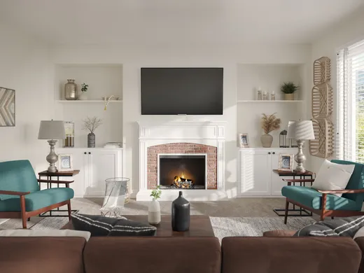 Living Room · Traditional designed by Jamie
