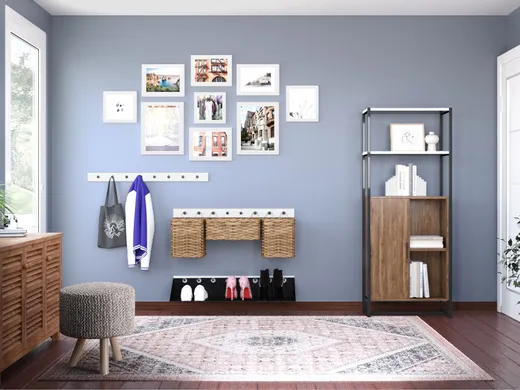Entryway · Farmhouse designed by Mariel