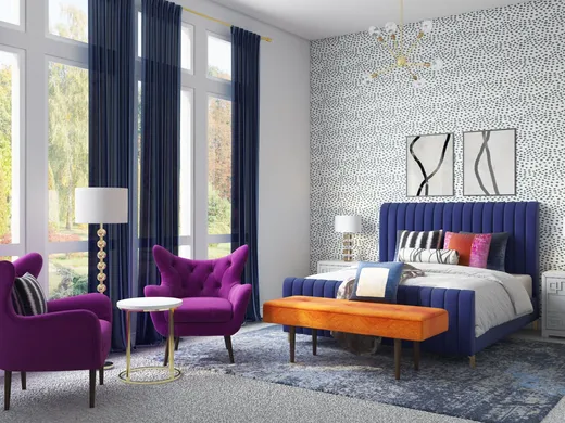 Bedroom · Glam designed by Emmanuel
