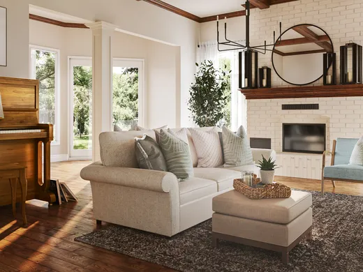 Living Room · Bohemian designed by Erin