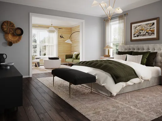 Bedroom · Eclectic designed by Kennedy