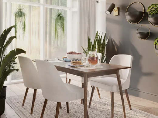 Dining Room · Midcentury Modern designed by Kylie