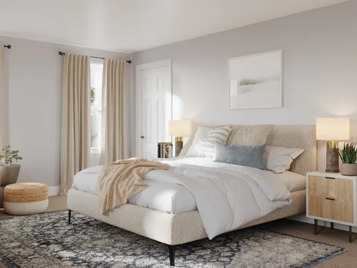 Bedroom · Contemporary designed by Julieta