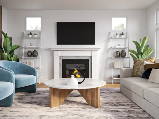 Living Room · Contemporary designed by Danielle