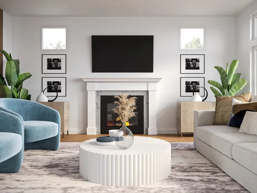 Living Room · Contemporary designed by Danielle