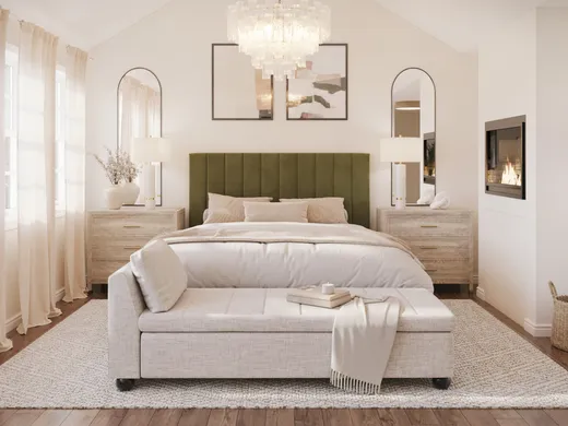 Bedroom designed by Olga