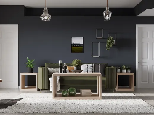 Living Room · Glam designed by Dalayah