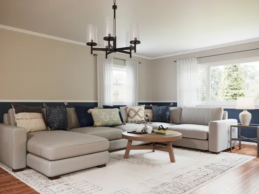 Living Room · Modern designed by Erin