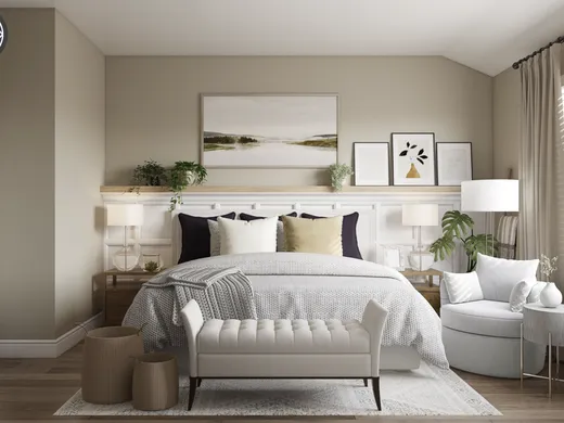 Bedroom · Contemporary designed by Rumki