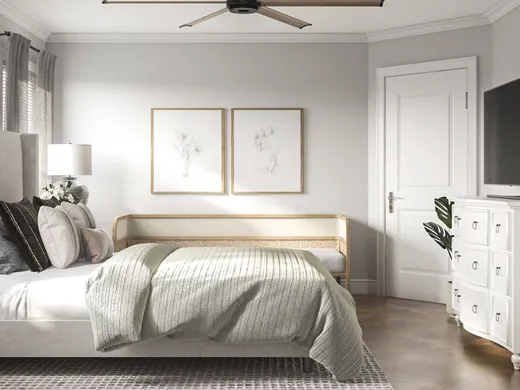 Bedroom · Farmhouse designed by Laura