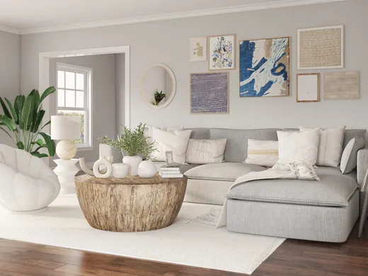 Living Room · Contemporary designed by Maria