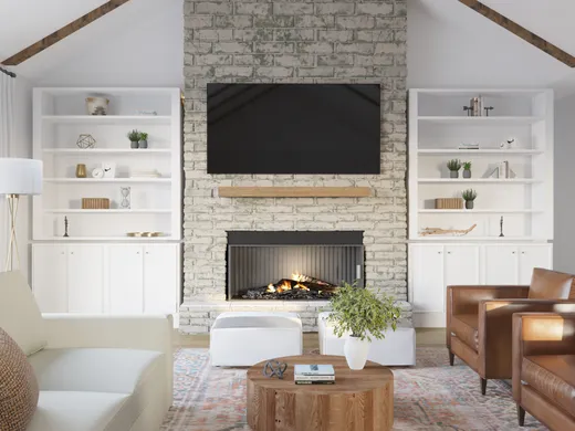 Living Room · Farmhouse designed by Abby