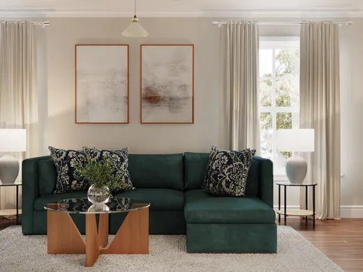 Living Room · Eclectic designed by Carla
