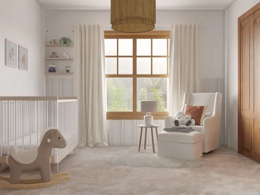 Nursery · Farmhouse designed by Caroline