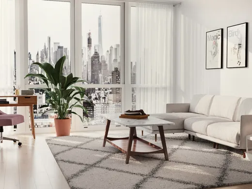 Living Room · Midcentury Modern designed by Janette