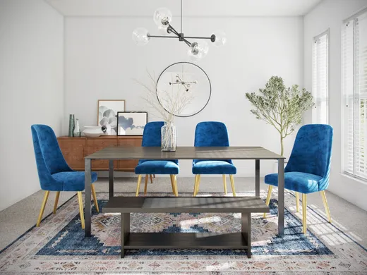 Dining Room · Midcentury Modern designed by Ana