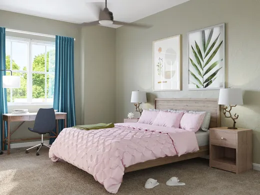 Bedroom designed by Emily