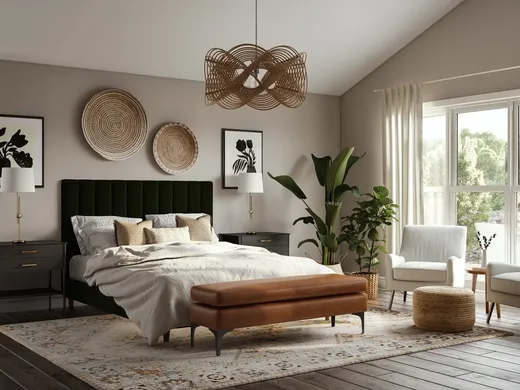 Bedroom designed by Christina