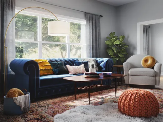 Living Room · Modern designed by Heather